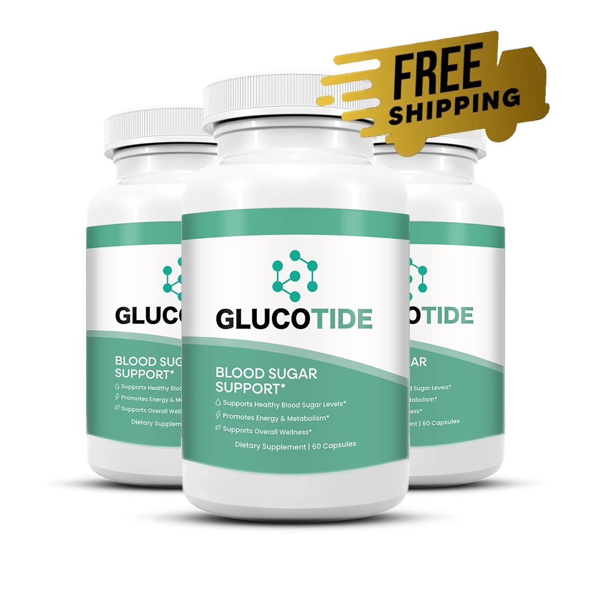 GlucoTide 3 Bottles